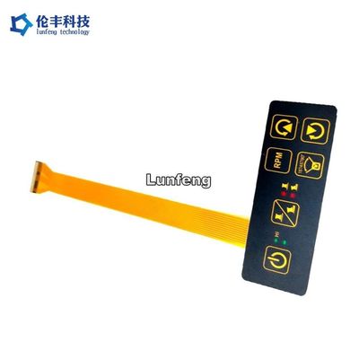 अच्छी कीमत रंगीन बैकलाइट और आइकॉनिक एलईडी के साथ मैट/चमकदार अनुकूलन योग्य स्पर्श झिल्ली स्विच ऑनलाइन