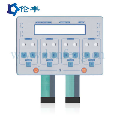 अच्छी कीमत 1 मिलियन गुना जीवनकाल के साथ पीएमएमए व्हाइट एलईडी मेम्ब्रेन कीपैड ऑनलाइन