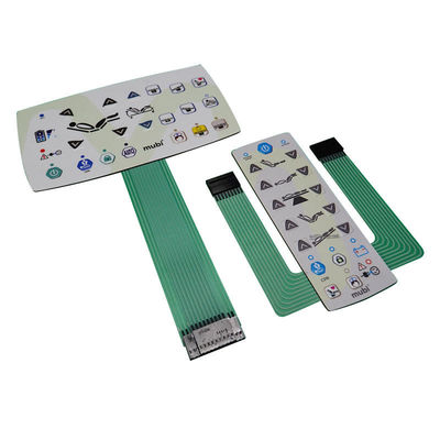 अच्छी कीमत अनुकूलित डिजाइन और संपर्क रेटिंग 50mA/50V DC के साथ जलरोधक घरेलू उपकरण धातु गुंबद झिल्ली स्विच ऑनलाइन