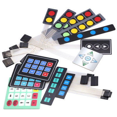 अच्छी कीमत फ्रॉस्टेड फिनिश के साथ मेडिकल ग्रेड डिजिटल प्रिंटिंग टेक्नोलॉजी मेम्ब्रेन स्विच ओवरले ऑनलाइन