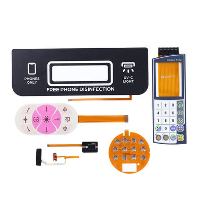 अच्छी कीमत अनुकूलित नियंत्रण दक्षता के लिए उच्च चमकदार पीईटी झिल्ली नियंत्रण ओवरले जीवनकाल 1-3 मिलियन बार ऑनलाइन