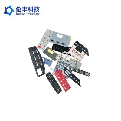 अच्छी कीमत 3 एम चिपकने वाला और सिल्कस्क्रीन प्रिंटिंग के साथ अनुकूलित जलरोधक झिल्ली कीबोर्ड IP66 IP67 ऑनलाइन