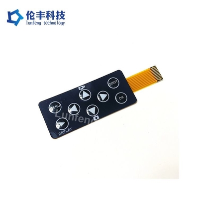 अच्छी कीमत टिकाऊ और उत्तरदायी टाइपिंग के लिए झिल्ली स्विच ओवरले लचीला प्रिंटेड सर्किट कीबोर्ड ऑनलाइन