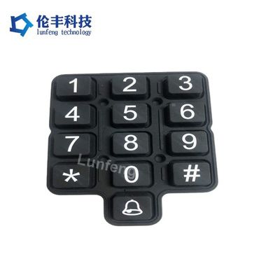 अच्छी कीमत औद्योगिक उपकरण प्रिंटिंग के साथ सिलिकॉन रबर कीबोर्ड सिल्कस्क्रीन प्रिंटिंग और कार्बन गोली प्रकार द्वारा मुद्रित ऑनलाइन