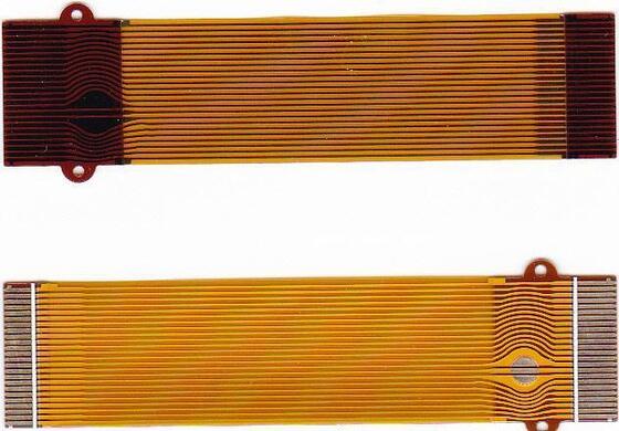 अच्छी कीमत 0.05mm Minimum Trace Width FPC Flexible Circuit Board with Yellow PI Film Solder Mask and Gold Plating Surface Finishing ऑनलाइन