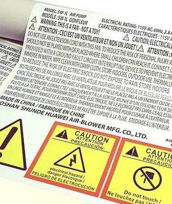 अच्छी कीमत Permanent Or Removable Adhesive Silver Sticker Label With Temperature Resistance Up To 80°C Available In Custom Quantities From 100 To 10,000+ ऑनलाइन